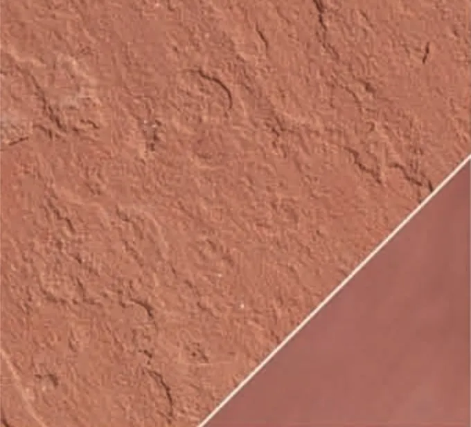 Agra Red Sandstone slab, strong brick red