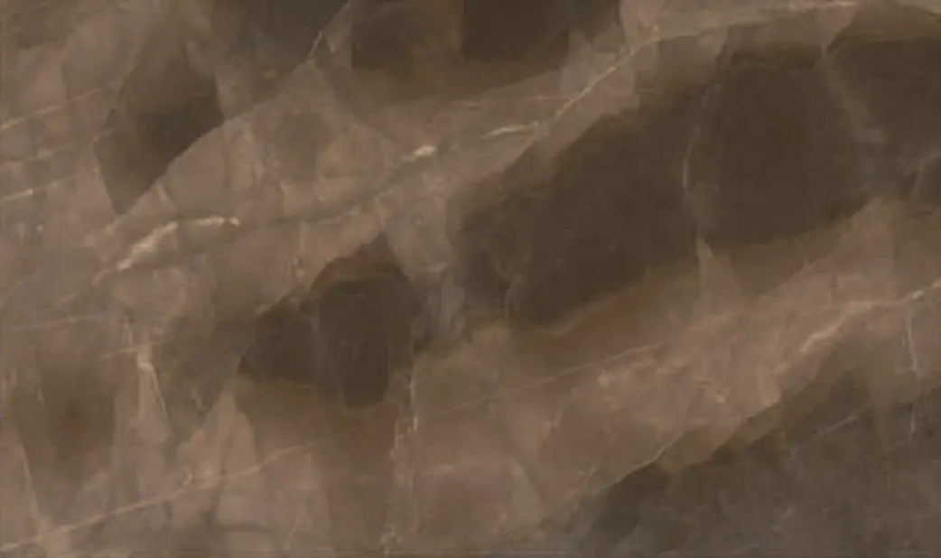Bronze Armani slab, bronze-brown ground with dark cloud-like bands