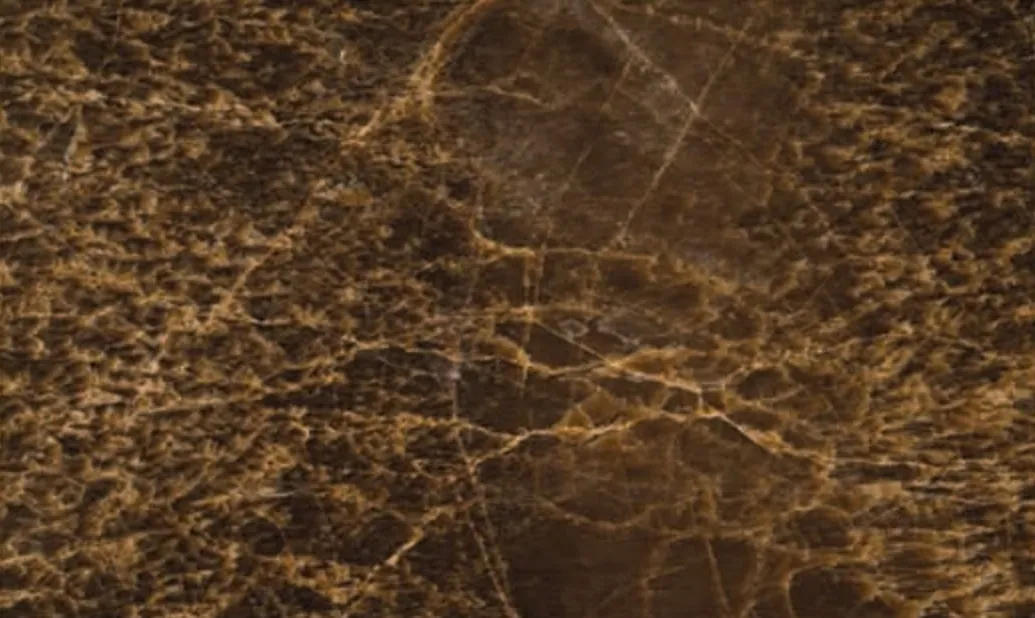 Cappuccino Onyx slab, dark brown with fine gold veining