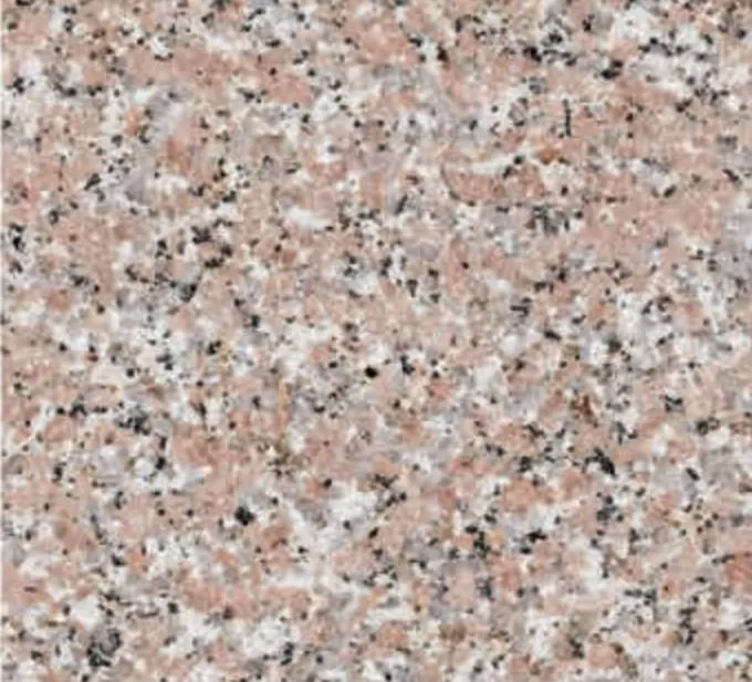 Chima Pink swatch, light pink ground with white and grey crystals