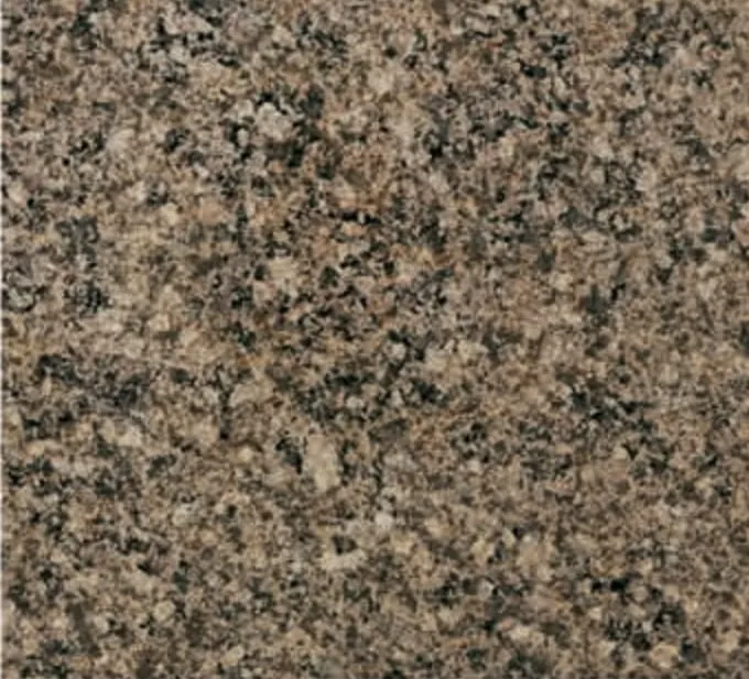 Desert Brown swatch, tan-brown ground with black speckling