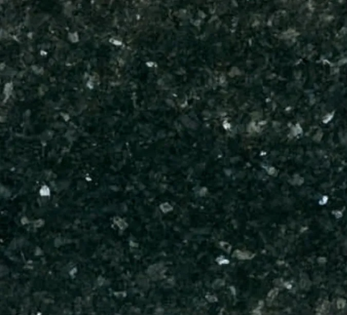 Emerald Pearl swatch, dark green-black ground with iridescent flecks