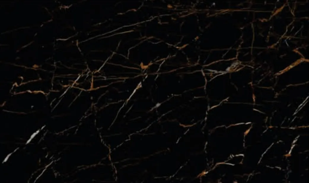 Golden Galaxy slab, black ground with fine gold-orange veins