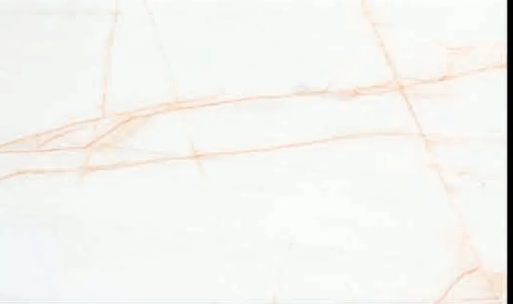 Golden Spider slab, white ground with a web of thin golden-orange veins