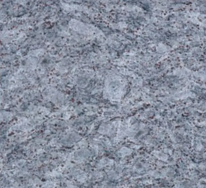Lavender Blue swatch, lavender-blue ground with grey crystals