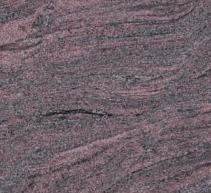 Paradiso Classico swatch, purple-brown ground with dark linear waves