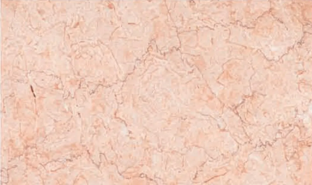 Spring Rose slab, pale pink ground with fine red veins