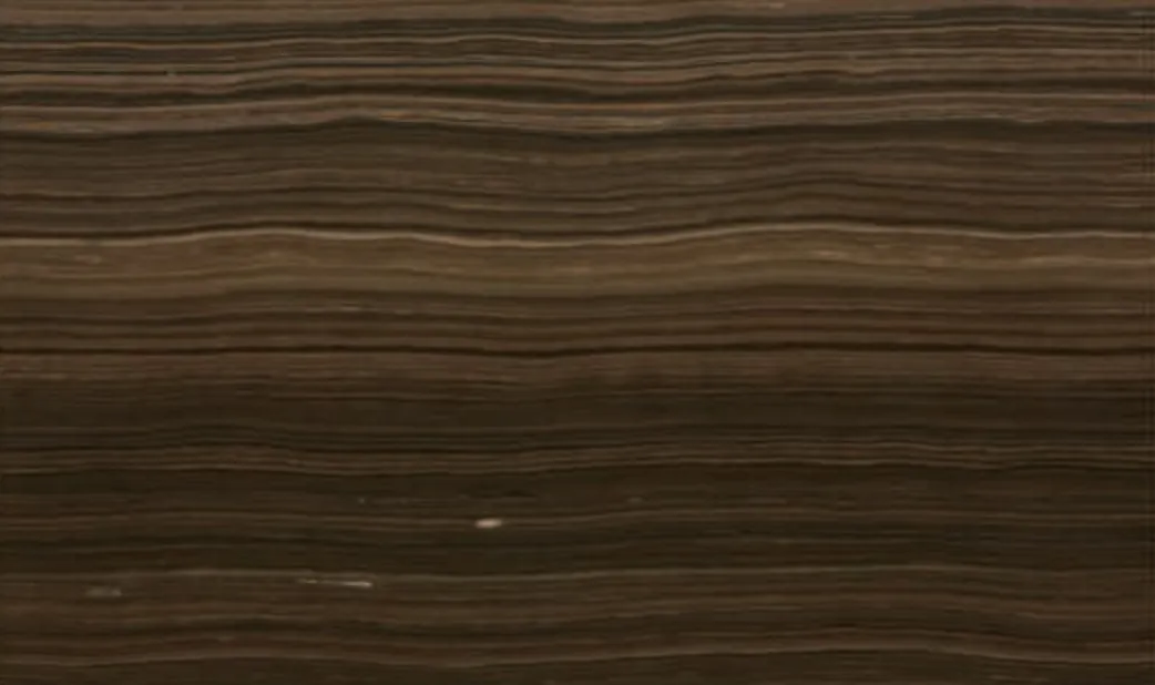Tobacco Brown slab, dark brown ground with straight wood-grain lines
