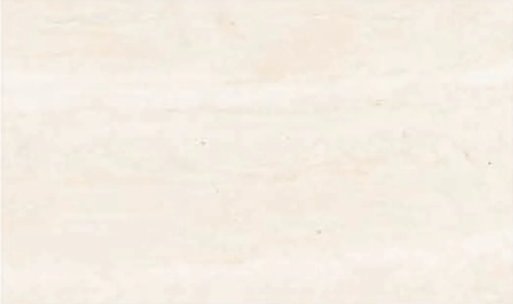 White Travertine slab, ivory ground with very light banding